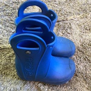 Croc kids boots size 8